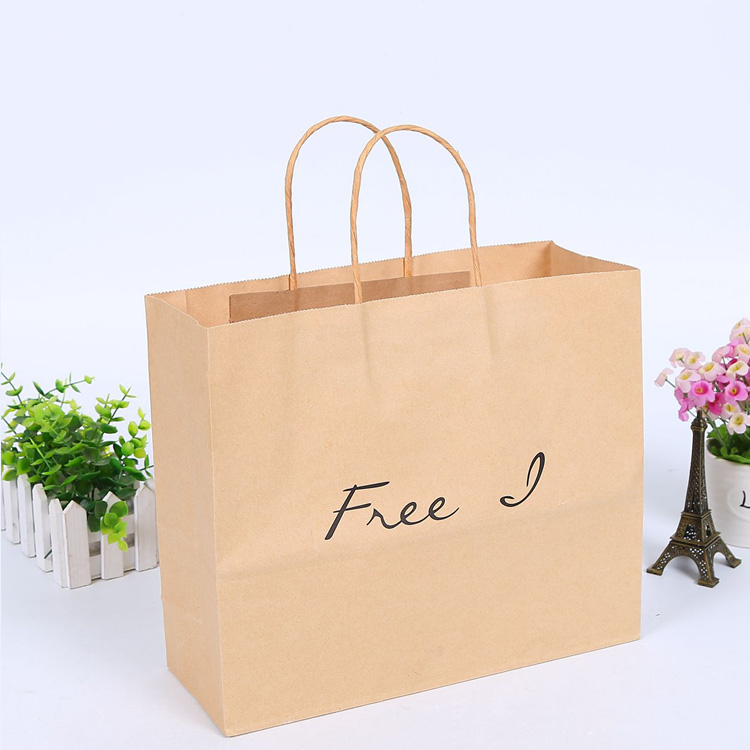 牛皮紙禮品袋定制，服裝紙袋