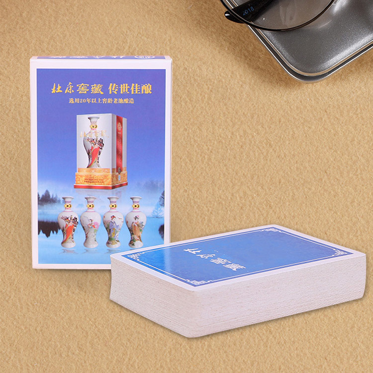 宣傳廣告撲克牌定制,定做撲克牌,廣告撲克牌